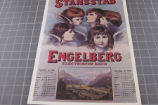 Werbeplakat Bahn nach Engelberg