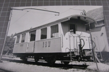 blaues Bähnli Personen- Gepäckwagen