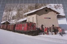 Bahnhof Münster mit Güterzug