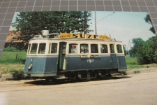 Fribourg mit Oldtimer Tram