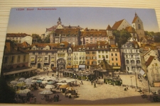 Basel Barfüsserplatz mit Tram