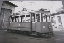 Luzern Depot mit Tram 