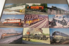 SET USA 9x AK mit Bahn 