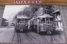 Schwanden mit Sernftalbahn, ca 1968