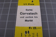 Kartonbillett Schweiz