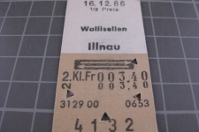 Kartonbillett Schweiz