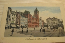 Basel Marktplatz mit Tram
