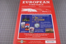 European Timetable March 2003