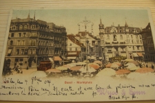 Basel Marktplatz mit Tram