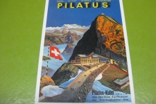 Plakat mit Pilatus Kulm