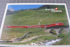 Bei Sedrun mit Zug 