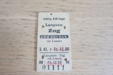 Billett Langnau-Zug