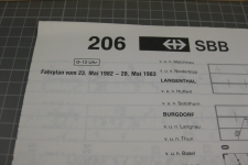 SBB grafischer Fahrplan 206