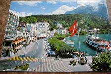 Brunnen Quai mit MS Schwyz