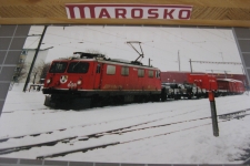 Güterzug in Samedan 2000