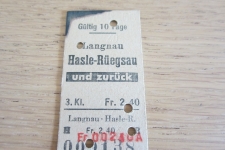 Billett Langnau-Hasle-Rüegsau