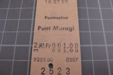 Kartonbillett Schweiz