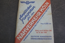 Fahrplanheft Nahverkehr Köln 1952/53