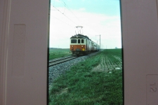 LEB Bercher mit Zug 1986