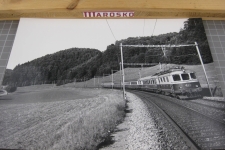 Bei Burgdorf mit TEE Re 4/4 I, ca 1980