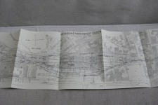 grossformatiger Gleisplan Personenbahnhof Olten