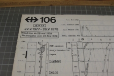 SBB grafischer Fahrplan 106