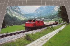 Unterhalb Randa mit BVZ Zug