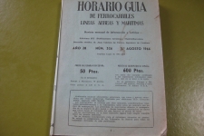 Horario de Ferrocarriles 1966