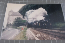 SBB C 5/6 Dampflok bei St. Maurice 1977