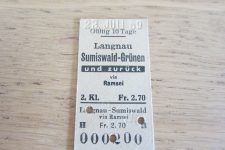 Billett Langnau-Sumiswald-Grünen