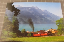 Bei Brienz mit Dampf Zug 
