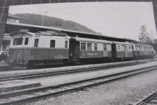 Bahnhof Herisau mit Zug