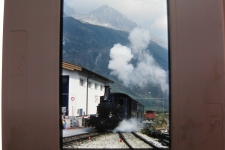 Realp mit Dampfzug, 1992