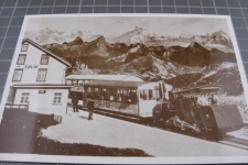 Rigi Kulm mit Dampf Zug