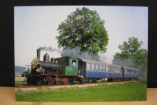 Sursee Chommlibach mit Dampfzug