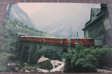 Göschenen mit Zug 