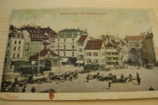 Basel Barfüsserplatz mit Tram