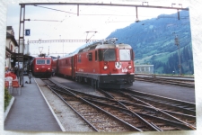 Disentis mit RhB Zug, 1990 