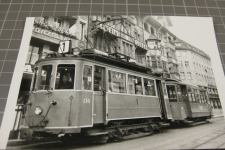 Basel Tram am Marktplatz