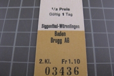 Kartonbillett Schweiz