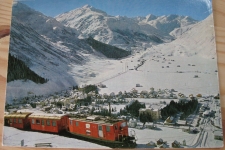 Andermatt mit Zug 