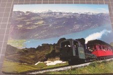 Bei Brienz mit Dampf Zug 