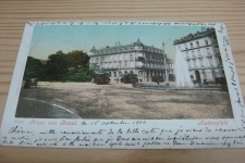 Basel Aeschenplatz mit Tram 