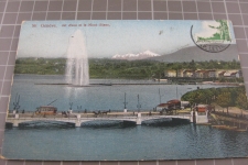 Genève Pont du Mont Blanc mit Tram