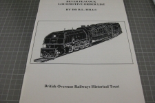 Beyer Peacock Locomotive Order List