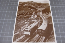 Rigi Kulm mit Rigi Bahn Zügen