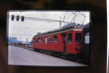 RhB fliegender Rhätier in Samedan