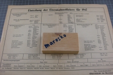 Einteilung Eisenbahnoffiziere 1947