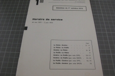CFF Horaire de service 1 III