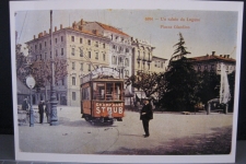 Lugano Piazza Giardino mit Tram